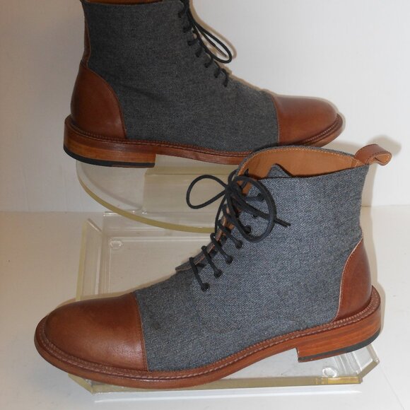 TAFT Jack Boot Handcrafted Leather and Wool Men's Dress Boot Size 9 Medium - Picture 4 of 7